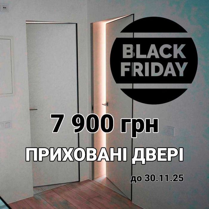 Двері прихованого монтажу, двери скрытого монтажа