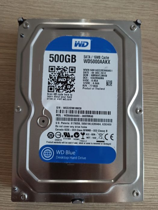 Dysk HDD 500GB 3,5