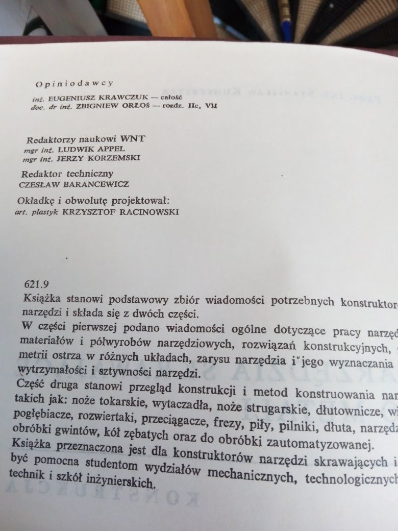 Narzędzia skrawające do metali