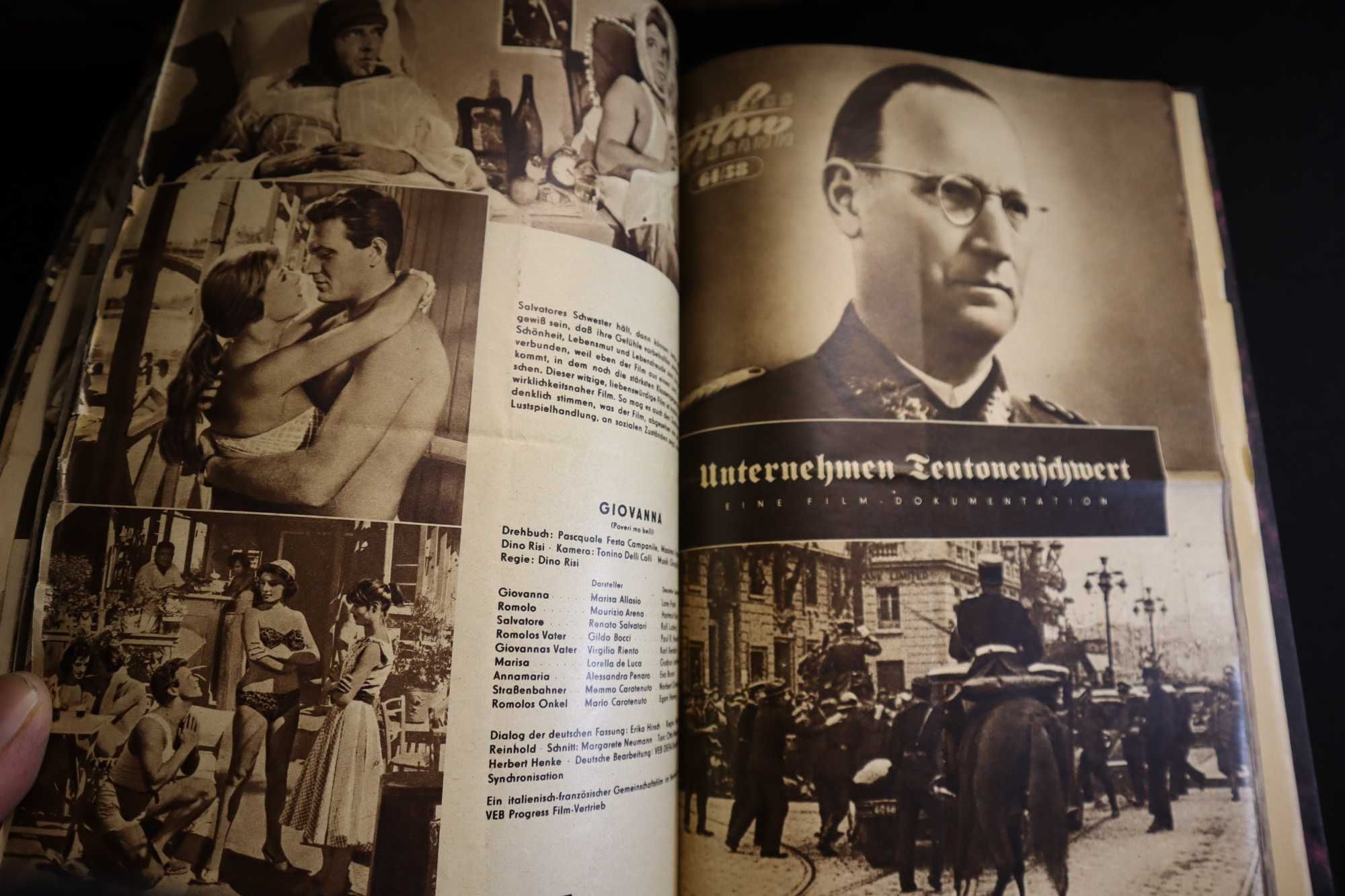 Gazeta Progress film 1958/1959 DDR reklama propaganda film