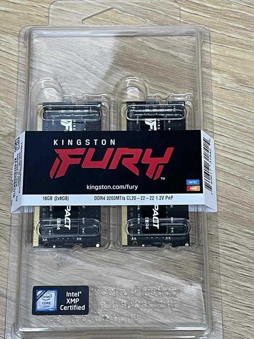 Pamięć RAM KINGSTON Fury Impact 16GB(2x8GB) 3200MHz DDR4