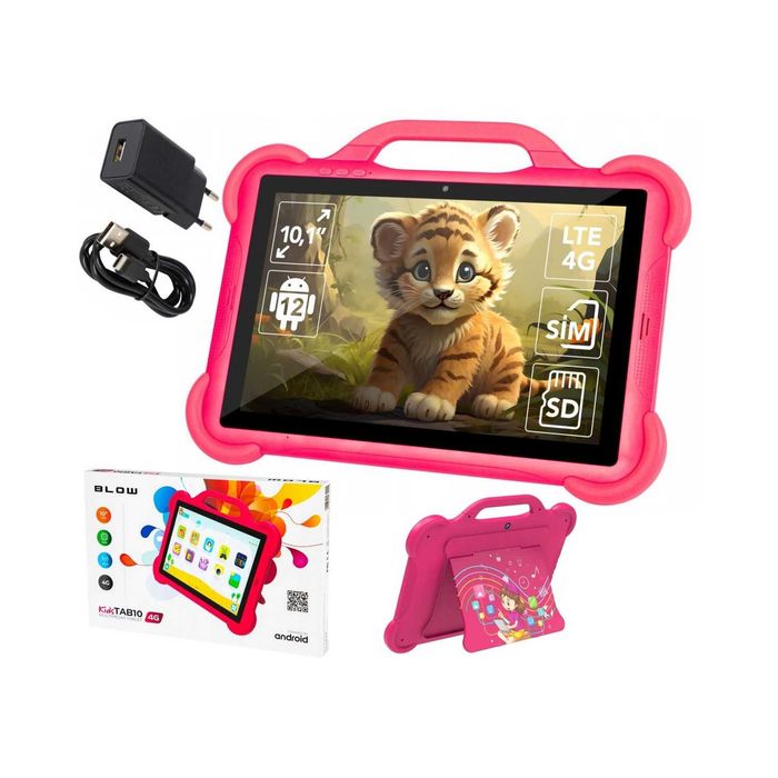 Tablet Edukacyjny dl Dzieci KIDSTAB 10 4G 64GB Konsola Prezent ŚWIĘTA