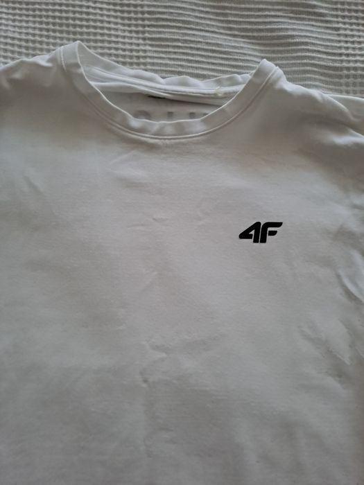 Bluzka / longsleeve 4F biała I niebieska