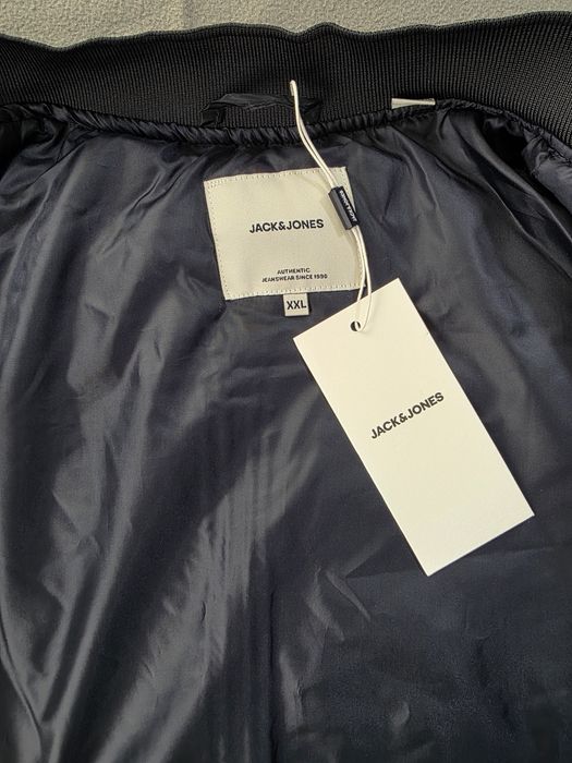 Jack & Jones - Kurtka Bomber/czarny męska r. XXL