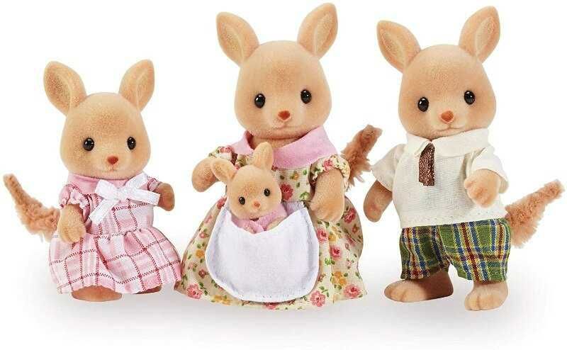 Calico Critters семья кенгуру hopper kangaroo family Sylvanian