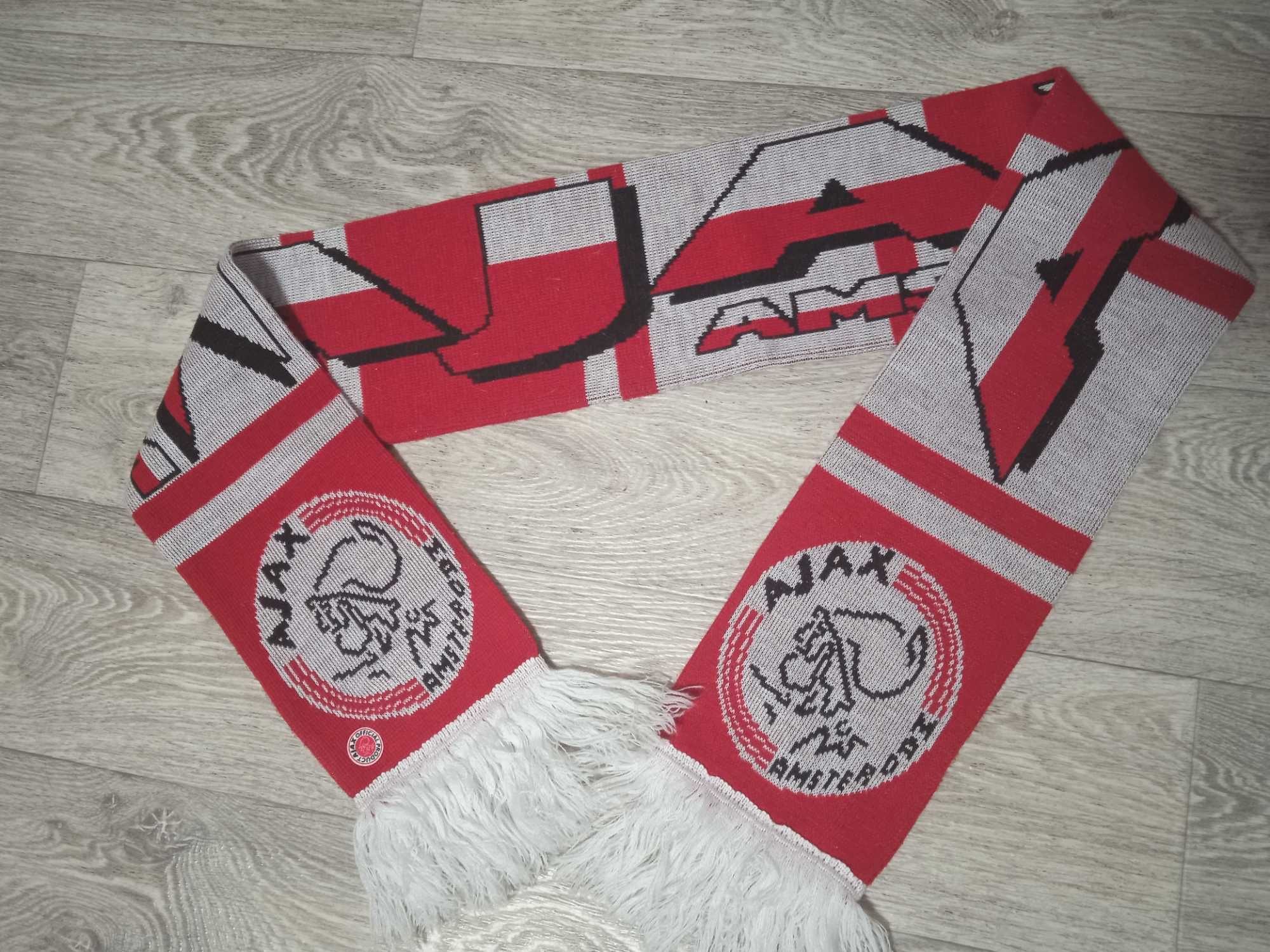 Шарф фанатов ФК Аякс (Amsterdamsche Football Club Ajax) Нидерланды