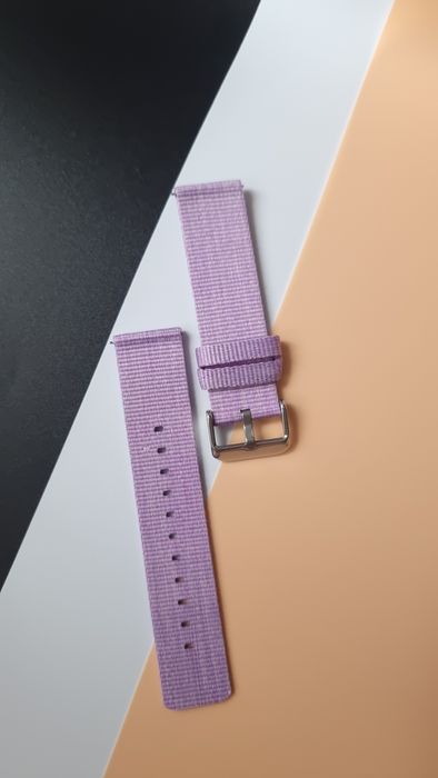 Miękka i lekka bransoletka nylonowa 22 mm kompatybilna z zegarkiem RUI