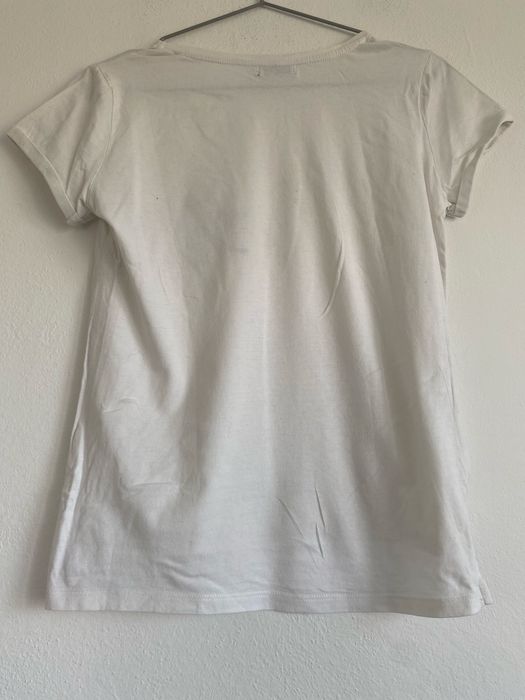 T-shirt biały/ kwiaty/ podkoszulek biały/ koszulka z krótkim rękawem