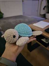 Żółw amigurumi rękodzieło handmade pluszak szydełko włóczka