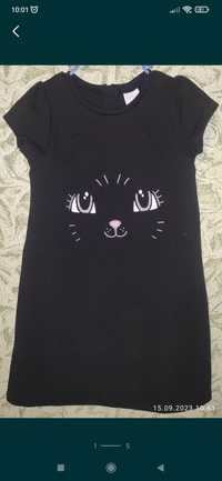Платье черная кошка котик. Сукня чорна кішка.  Котик.