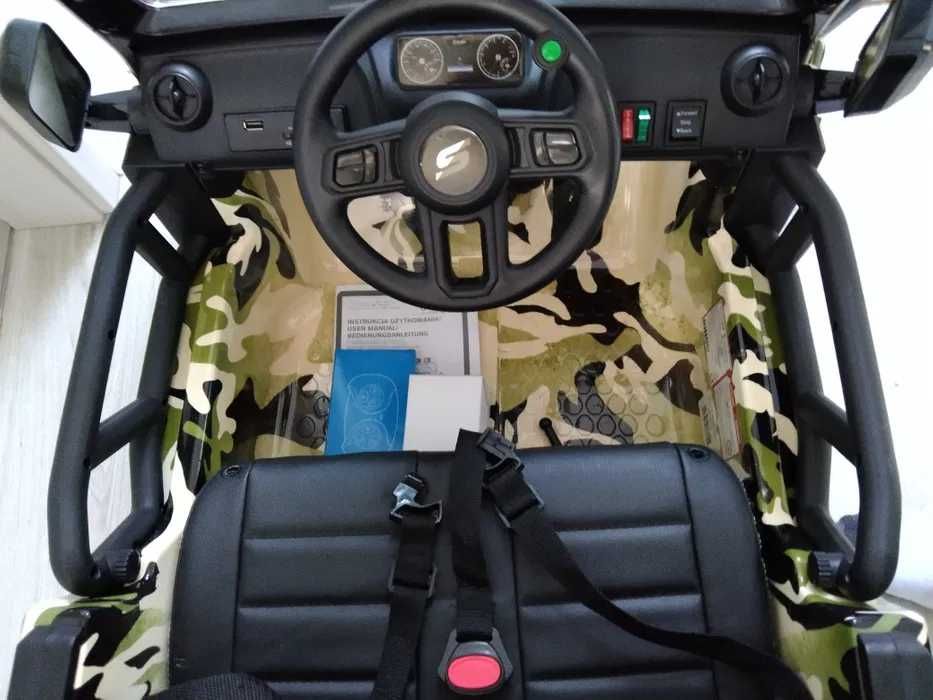 Auto na akumulator 100kg udźwig 4x4 180W lakierowane pojazd terenowy