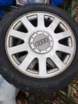 Sprzedam felgi 16" od audi z oponami