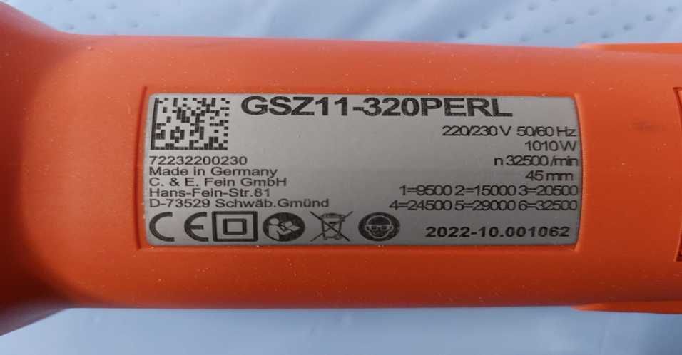 Szlifierka prosta FEIN GSZ 11-320 PERL