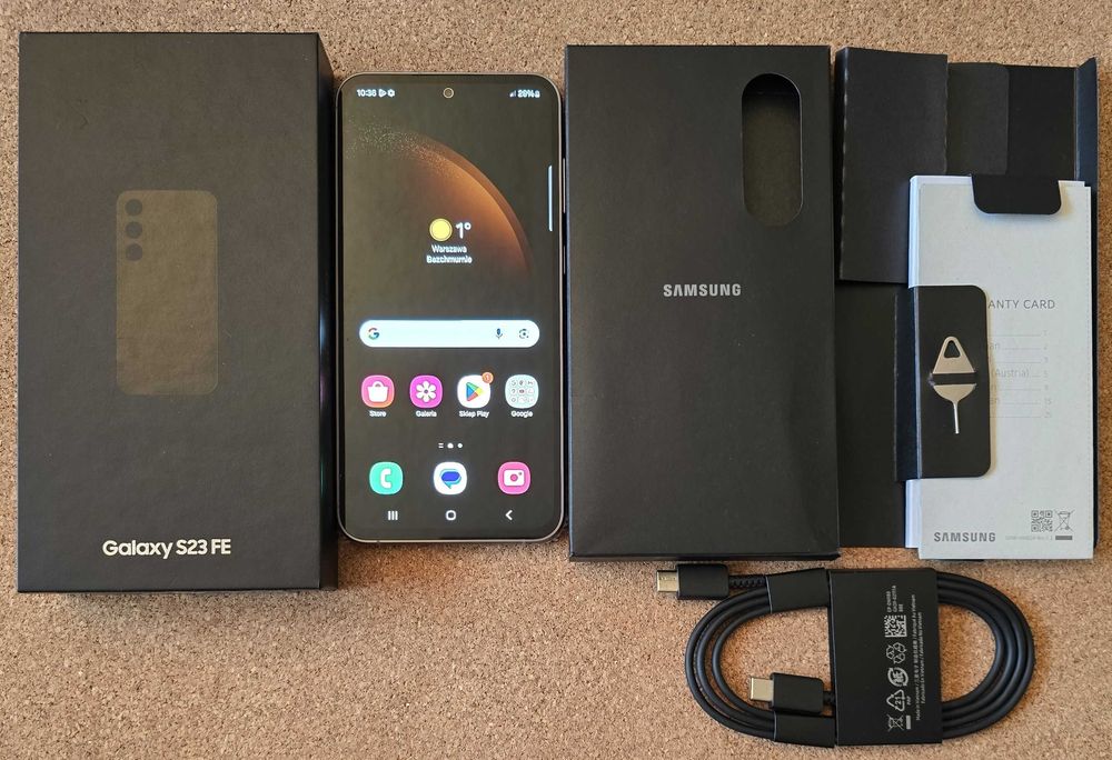 Samsung Galaxy S23 Fe SM-S711 B/DS 8GB/128GB Grafitowy Nowy Gwarancja