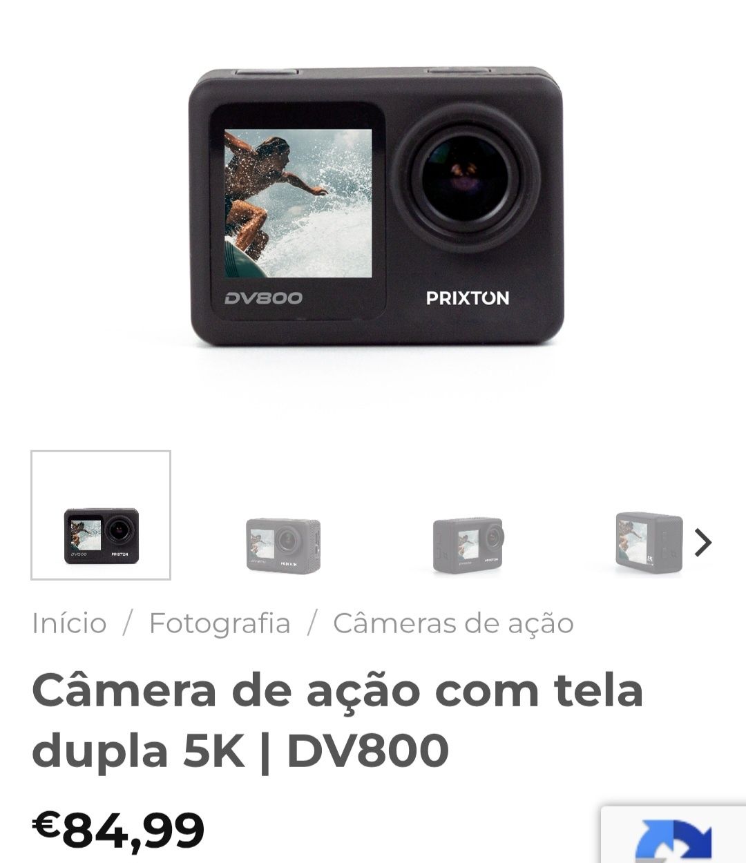 Action cam 5k wifi