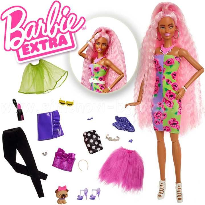 Барби Экстра Модница Делюкс с одеждой Barbie Extra Deluxe HGR60