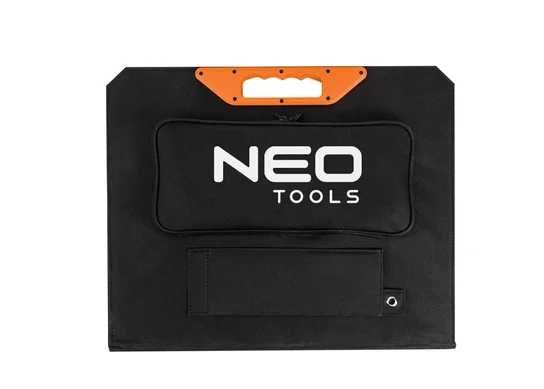 NEO TOOLS Panel słoneczny przenośny 140W, ładowarka solarna +REGULATOR