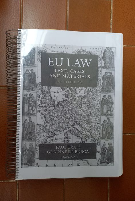 EU LAW - Text, Cases and Materials