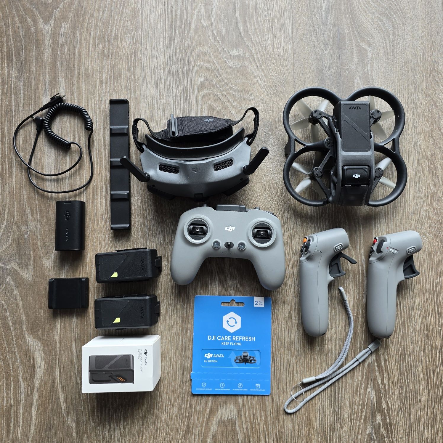 DJI AVATA Fly More Kit 4x Aku FPV Controller Jak Nowa + Care Refresh
