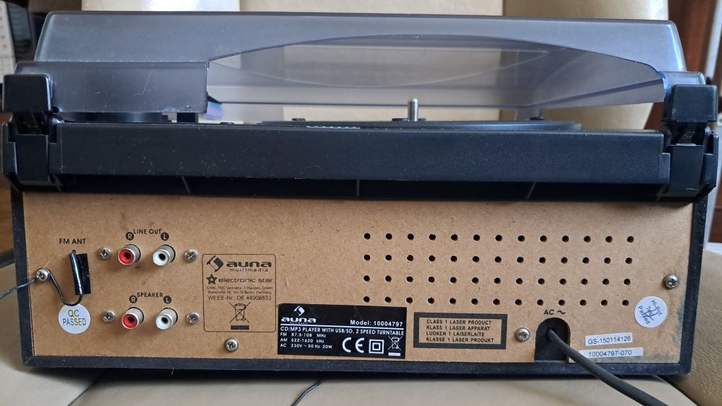 Multimedialny Gramofon Auna