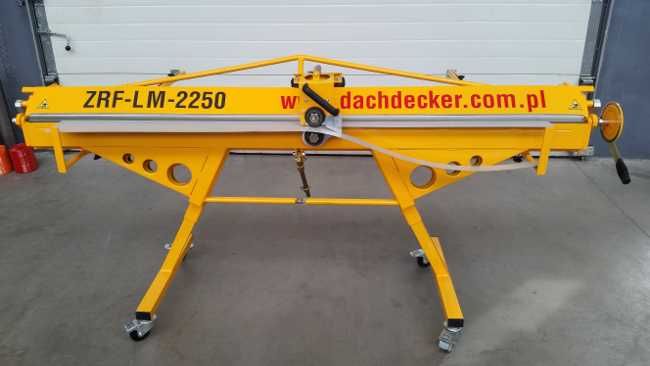 Mobilna zaginarka, giętarka 3250/0,8 + NÓŻ Dachdecker