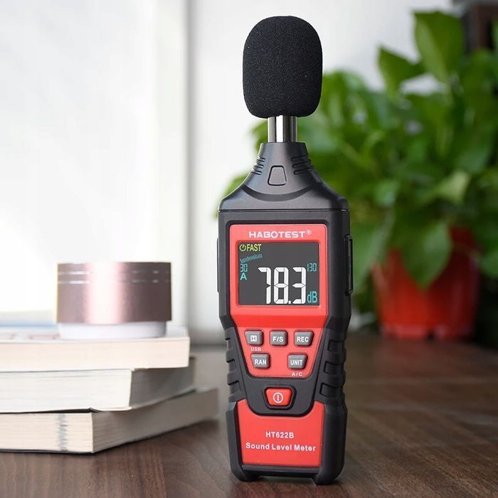 Decybelomierz Sonometr Miernik Hałasu A/C USB 30-130 Db 125ms Wykres