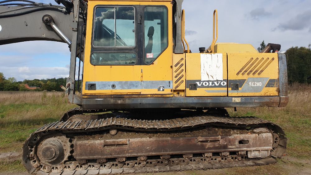 koparka volvo ec 240 ec 280 ec 290 części siłownik reduktor kabina