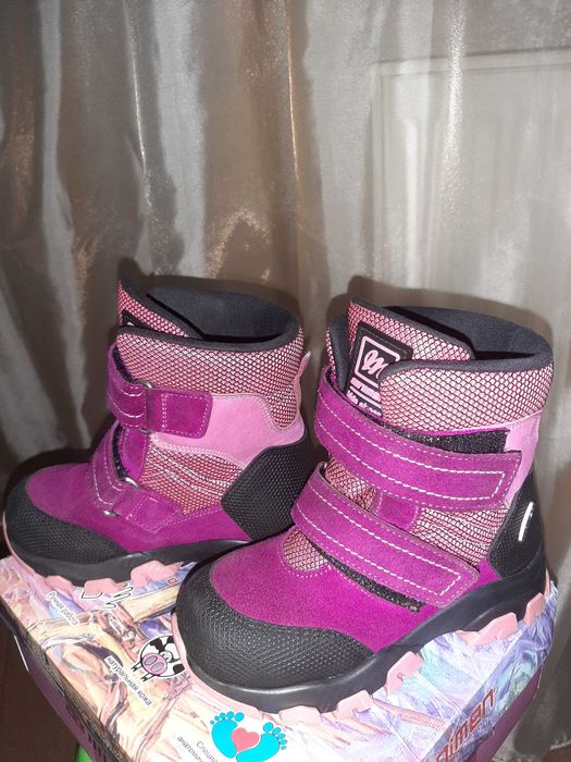 Зимові черевики, ботинки Minimen на дівчинку 28р.