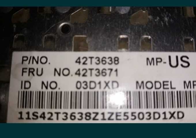 Klawiatura Lenovo x201i US do laptopa Thinkpad 42T3713 IBM 23707