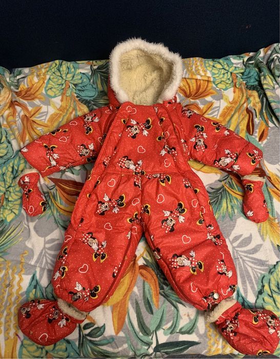 Комбенізон комбез зима 6-12 місяців, 74 см