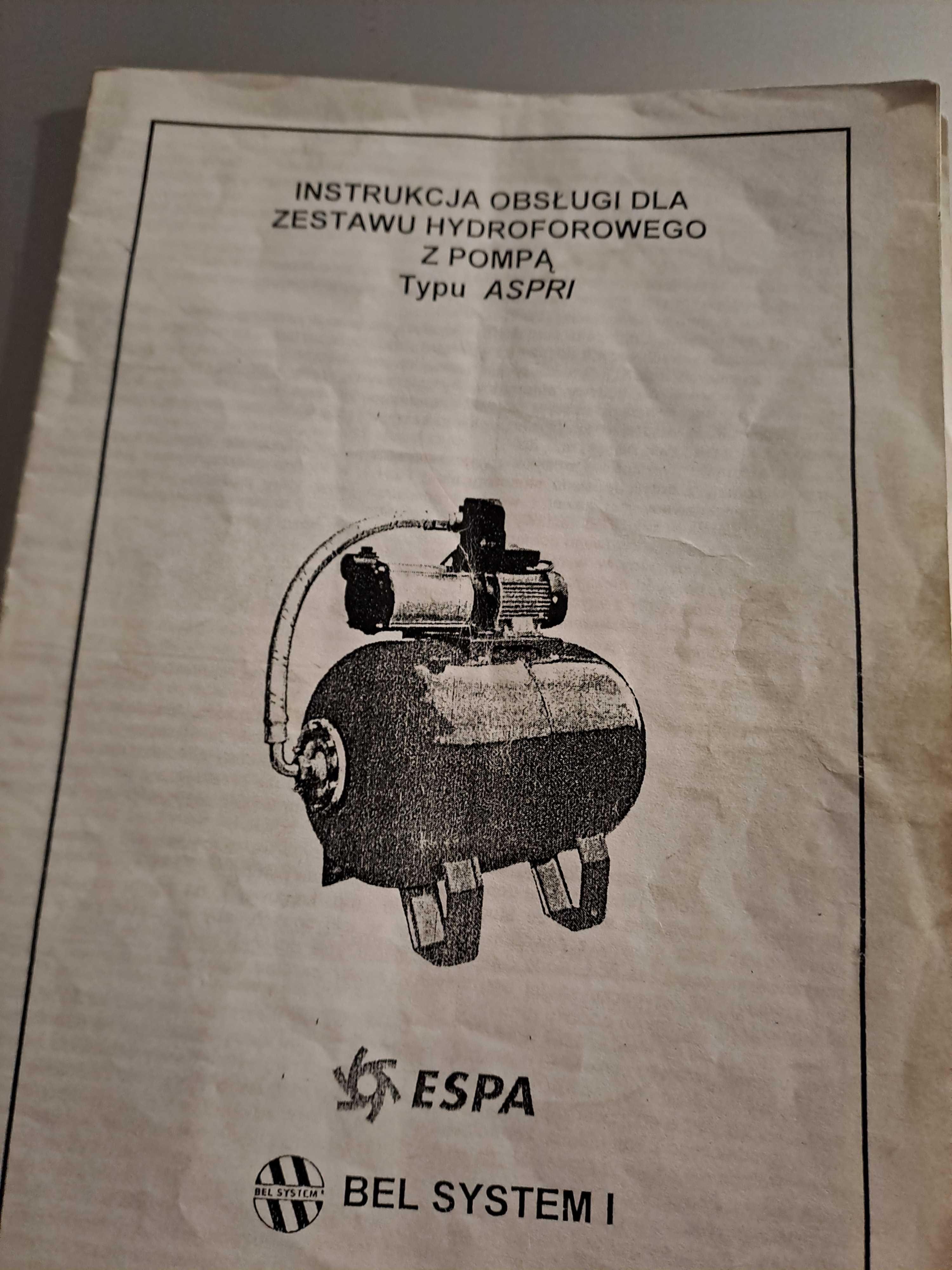 Pompa Hydroforowa ASPRI   ESPA