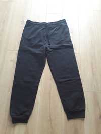 Spodnie dresowe męskie czarne L z kieszonkami  dresówki