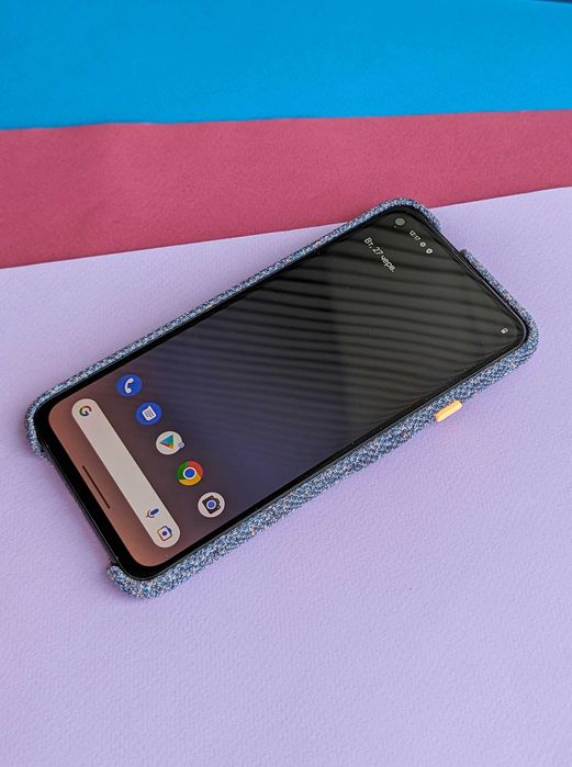 Чохол для Google Pixel 4a 5g - Fabric оригінал Blue Confetti чехол