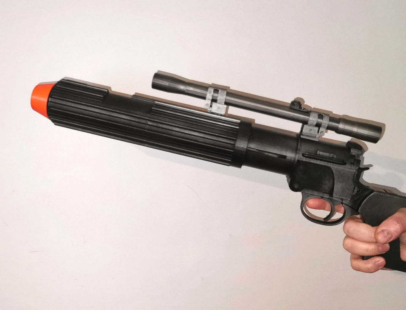 Druk 3D, Bobba Fett Blaster Rifle. Star Wars blaster Replika.