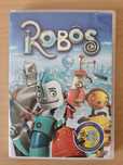 DVD com o filme para crianças "Robôs"