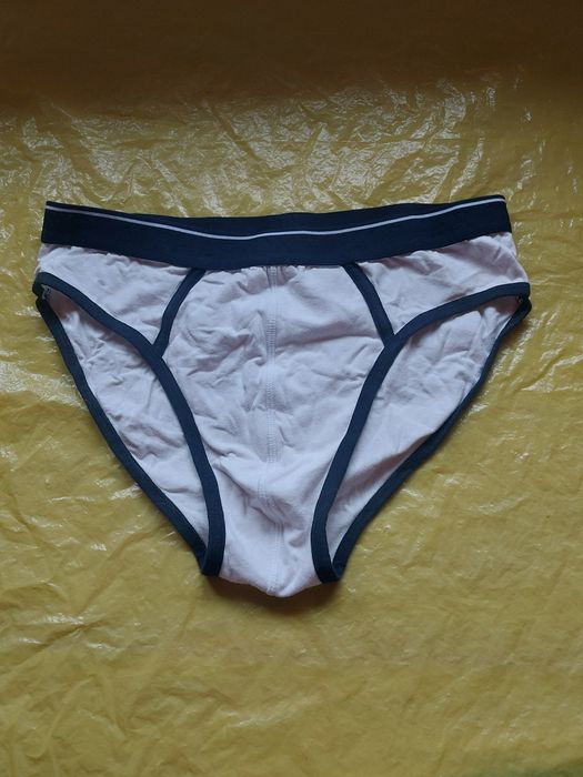 Slipy męskie białe rozmiar M/L