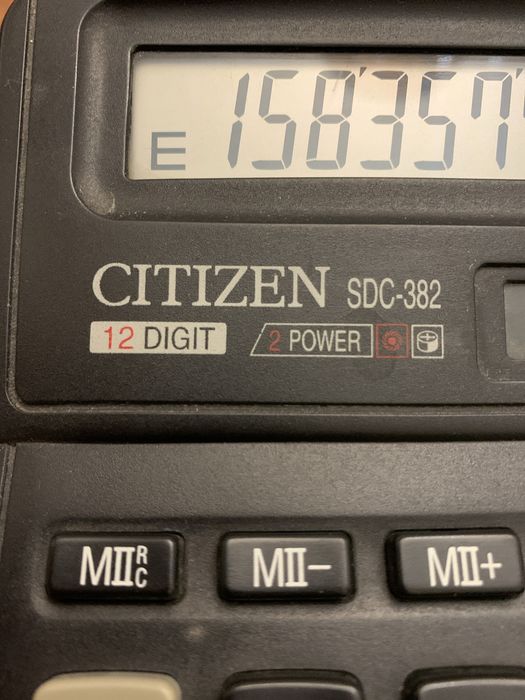 Kalkulator Citizen SD382