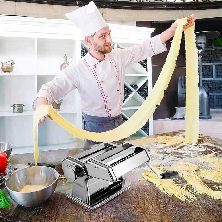MASZYNKA 3W1 do ROBIENIA MAKARONU pierogów ravioli wałkowania ciasta