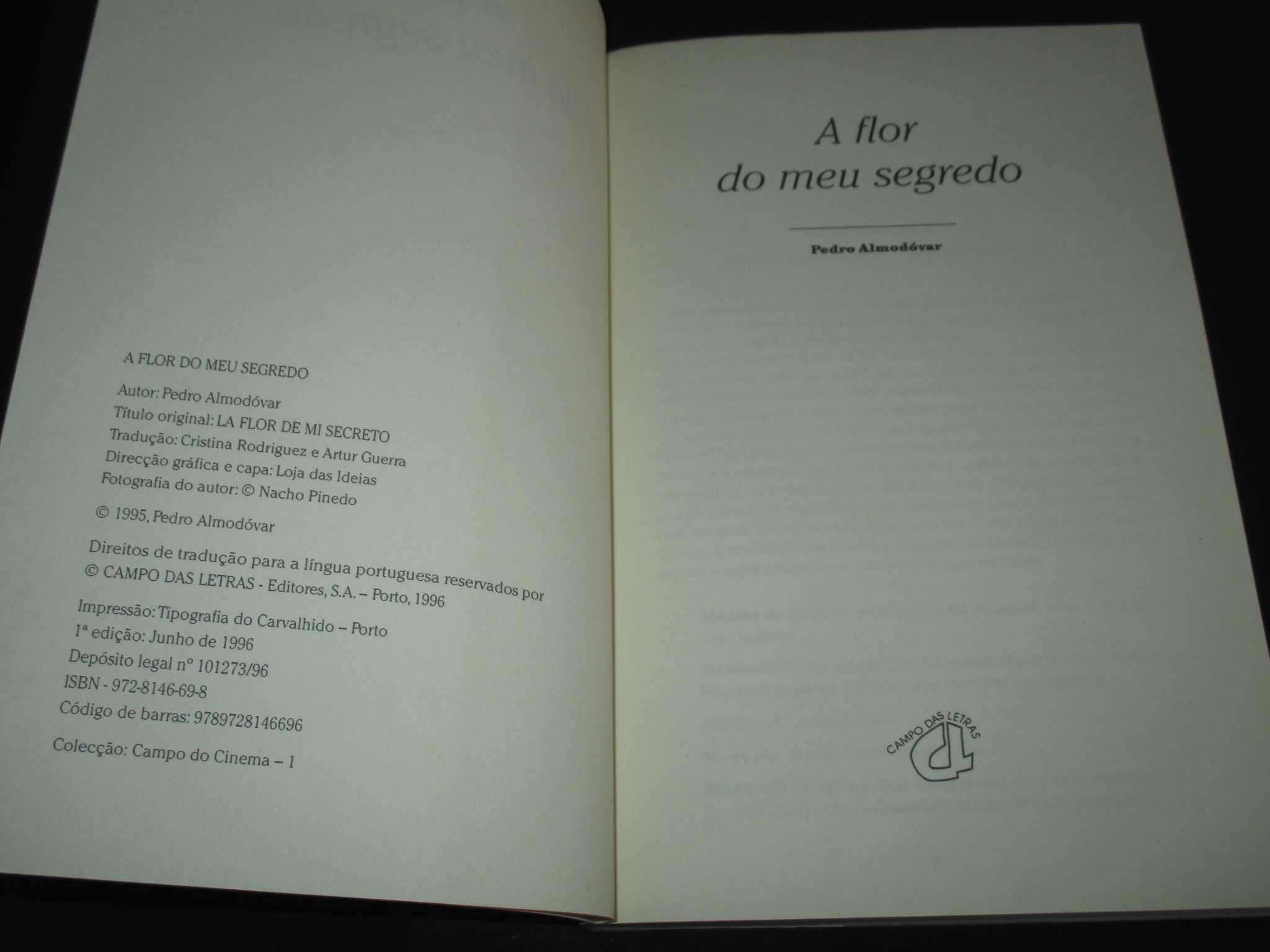 Livro A Flor do meu Segredo Pedro Almodóvar