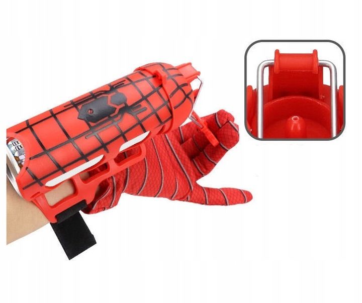 Spiderman Rękawica Wyrzutnia Sieci Wody 2w1 - Dla Małych Bohaterów!