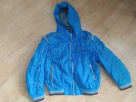 Jesienna niebieska kurtka rozmiar 98-104 stan idealny