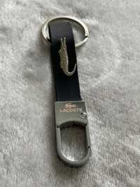 Lacoste кожаный брелок, карабин, ремень для ключей. Фляга.  Новый