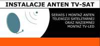 MONTAŻ ,ustawianie anten NC+ ,cyfrowy polsat,telewizja naziemna.