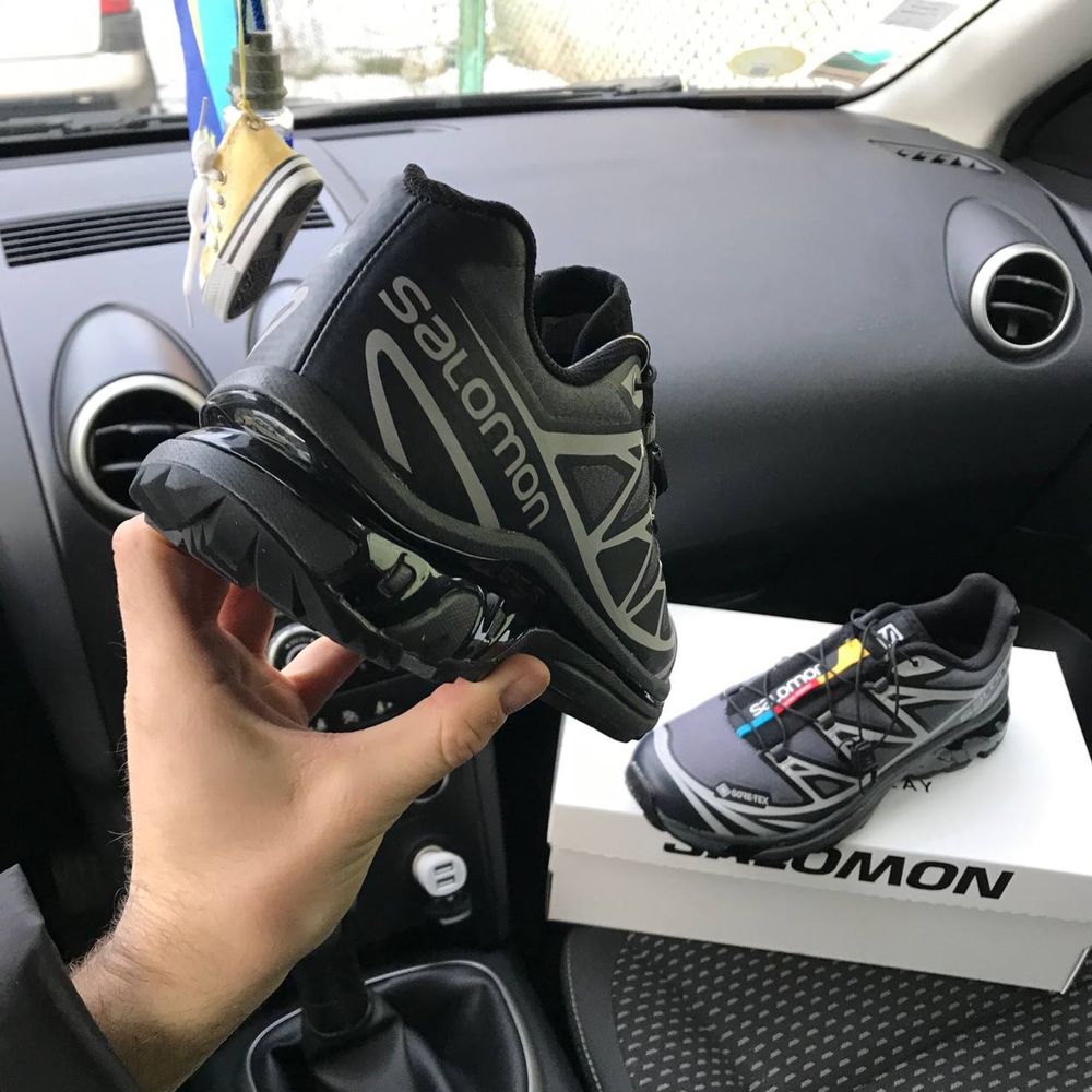 Чоловічі кросівки саломон сірі Salomon XT6 S/LAB Gore Tex grey