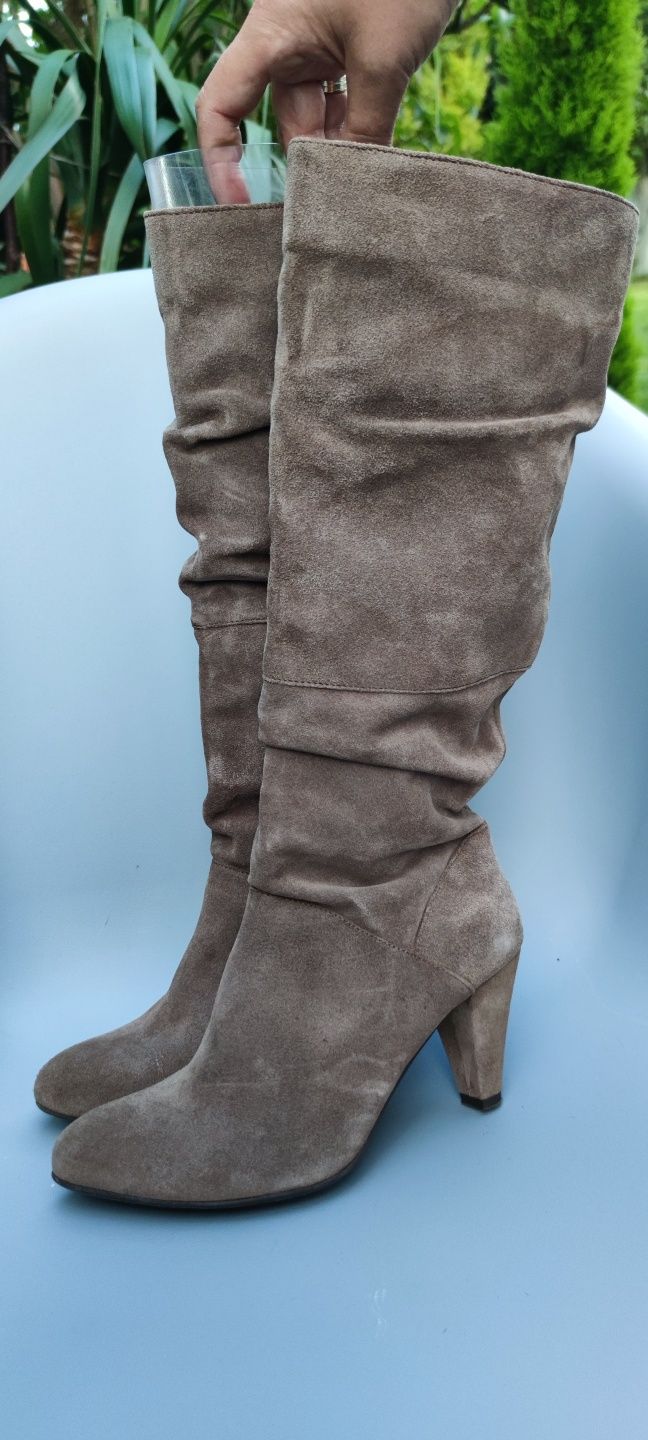 Prima Moda kozaki skóra zamszowa rozmiar 39