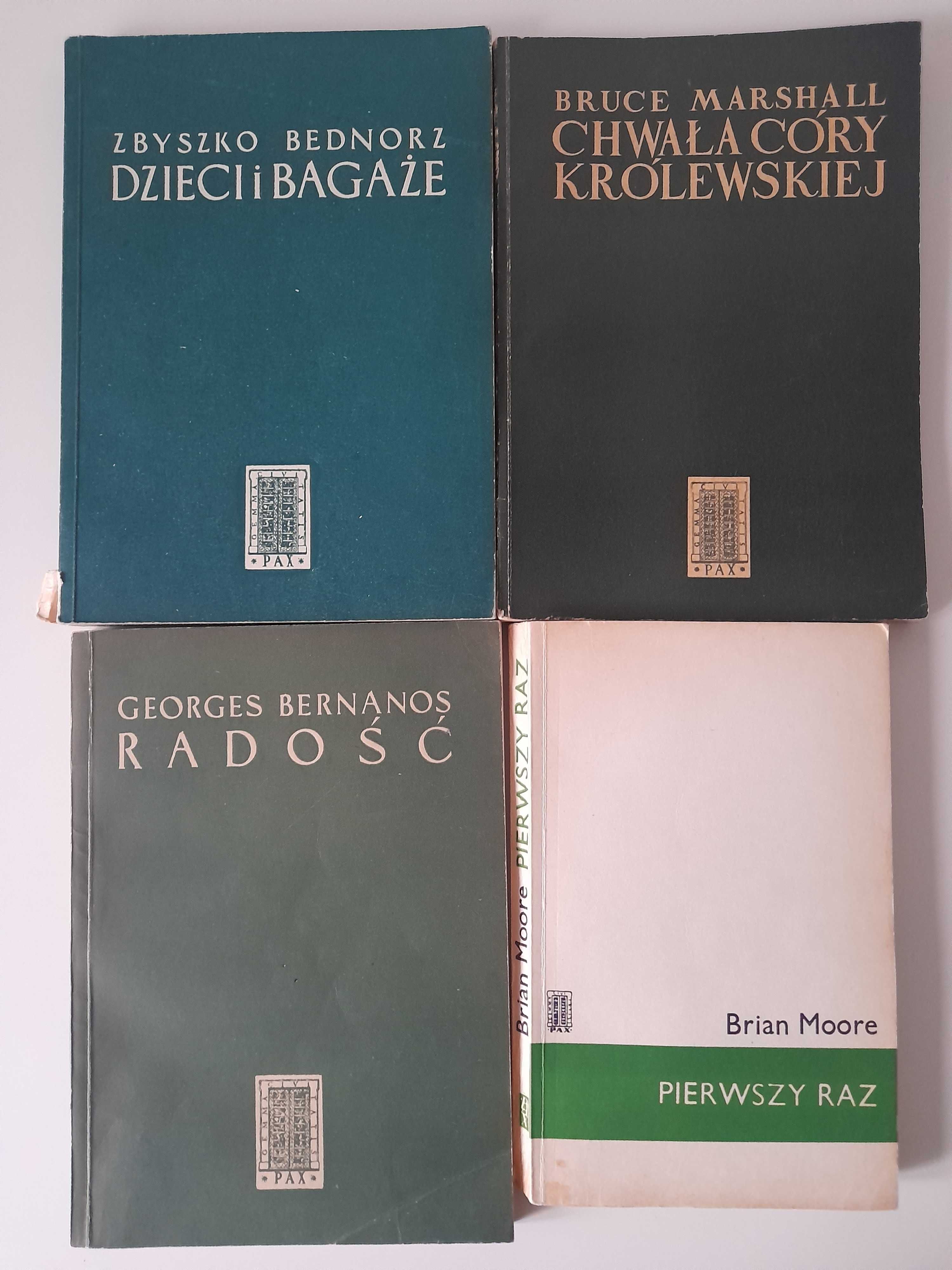 Dzieci i bagaże Zbyszko Bednorz + 3 książki wydawnictwa PAX