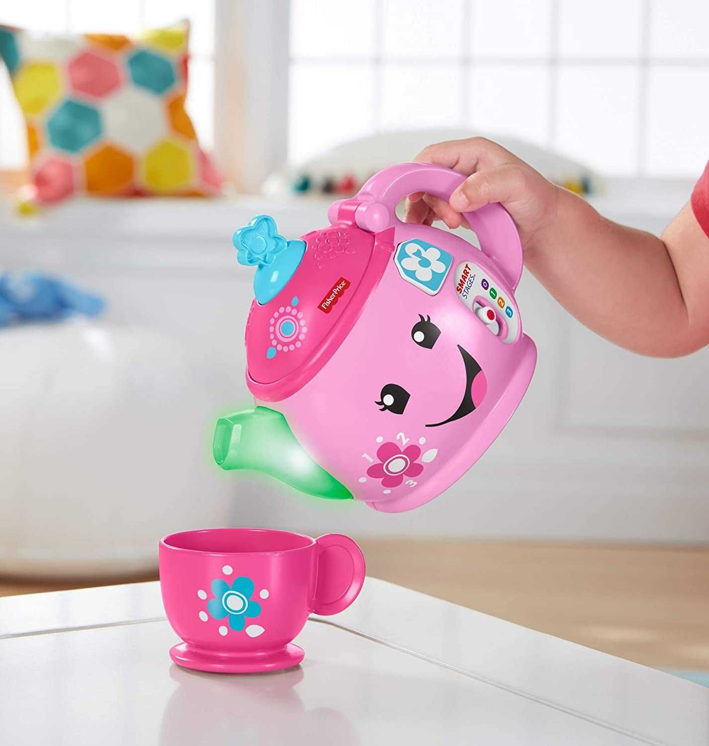 Чайный сервиз музыкальный набор для чаепития Фишер прайс Fisher-Price