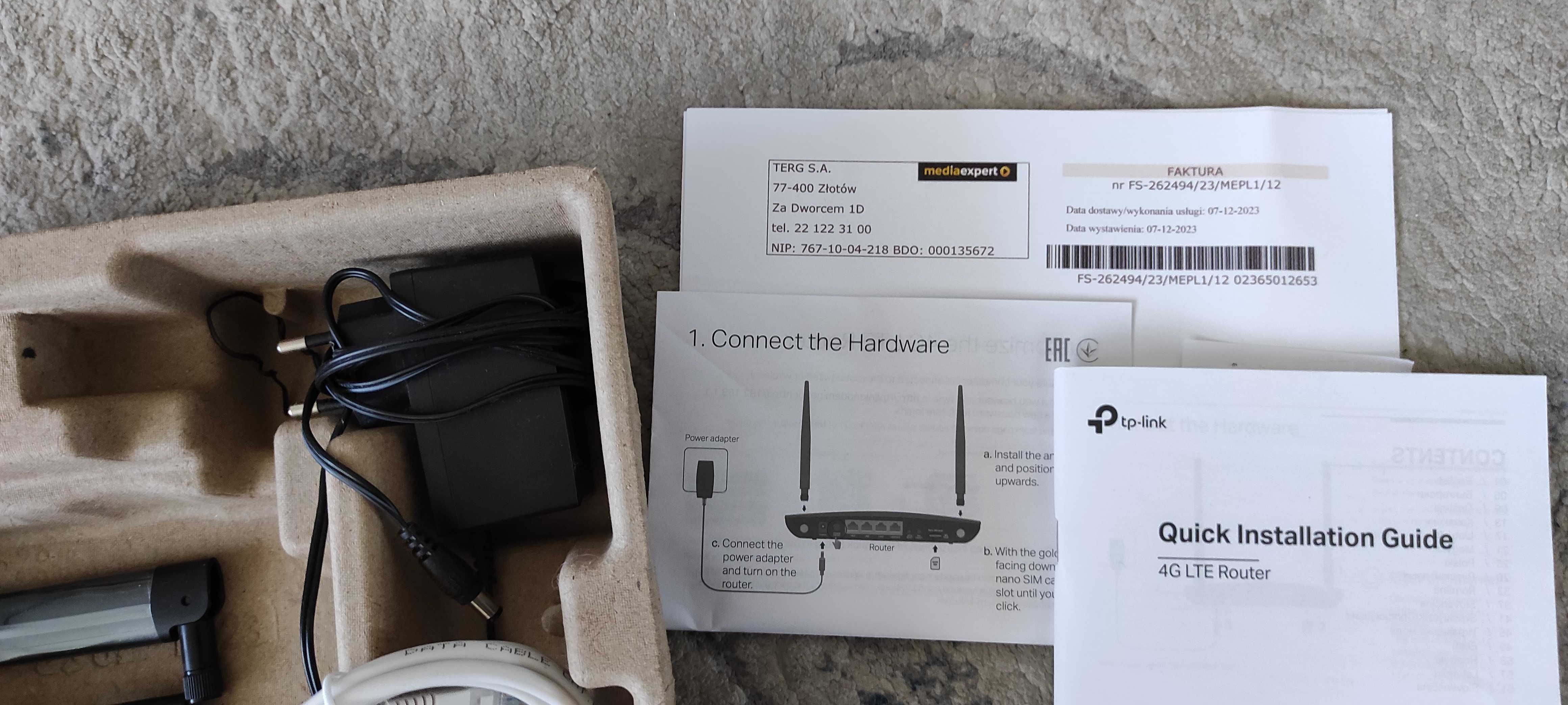 Sprzedam Router TP-Link Archer MR600 stacjonarny  4G+ na gwarancji
