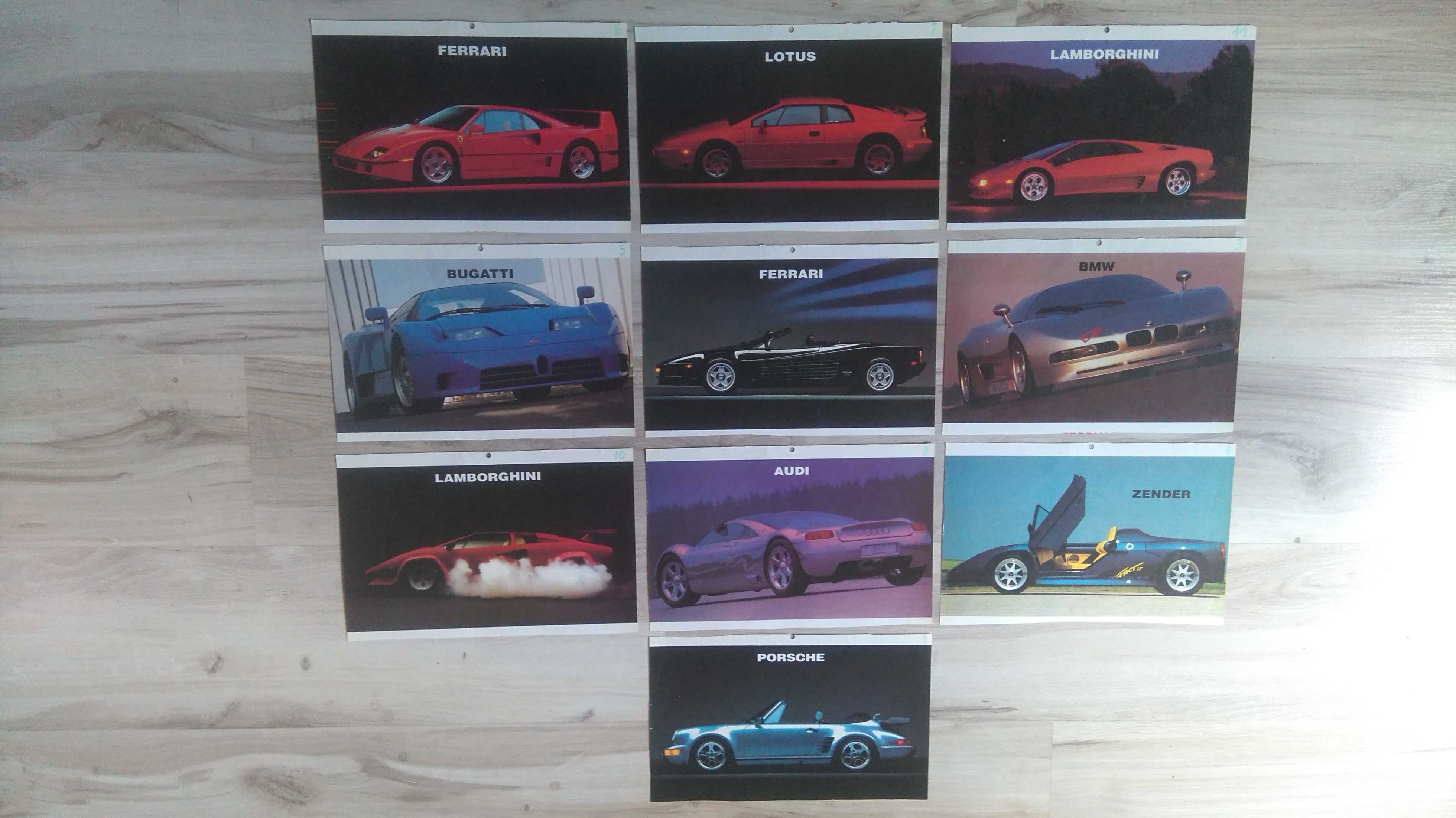 Plakat LAMBORGHINI COUNTACH - Plakaty SuperSamochodów z lat 90