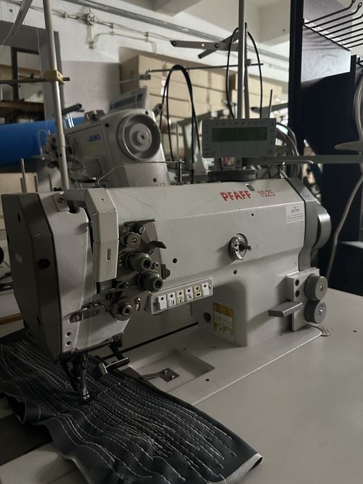 Stębnówka z potrójnym transportem automat do ciężkiego Pfaff 1525 juki